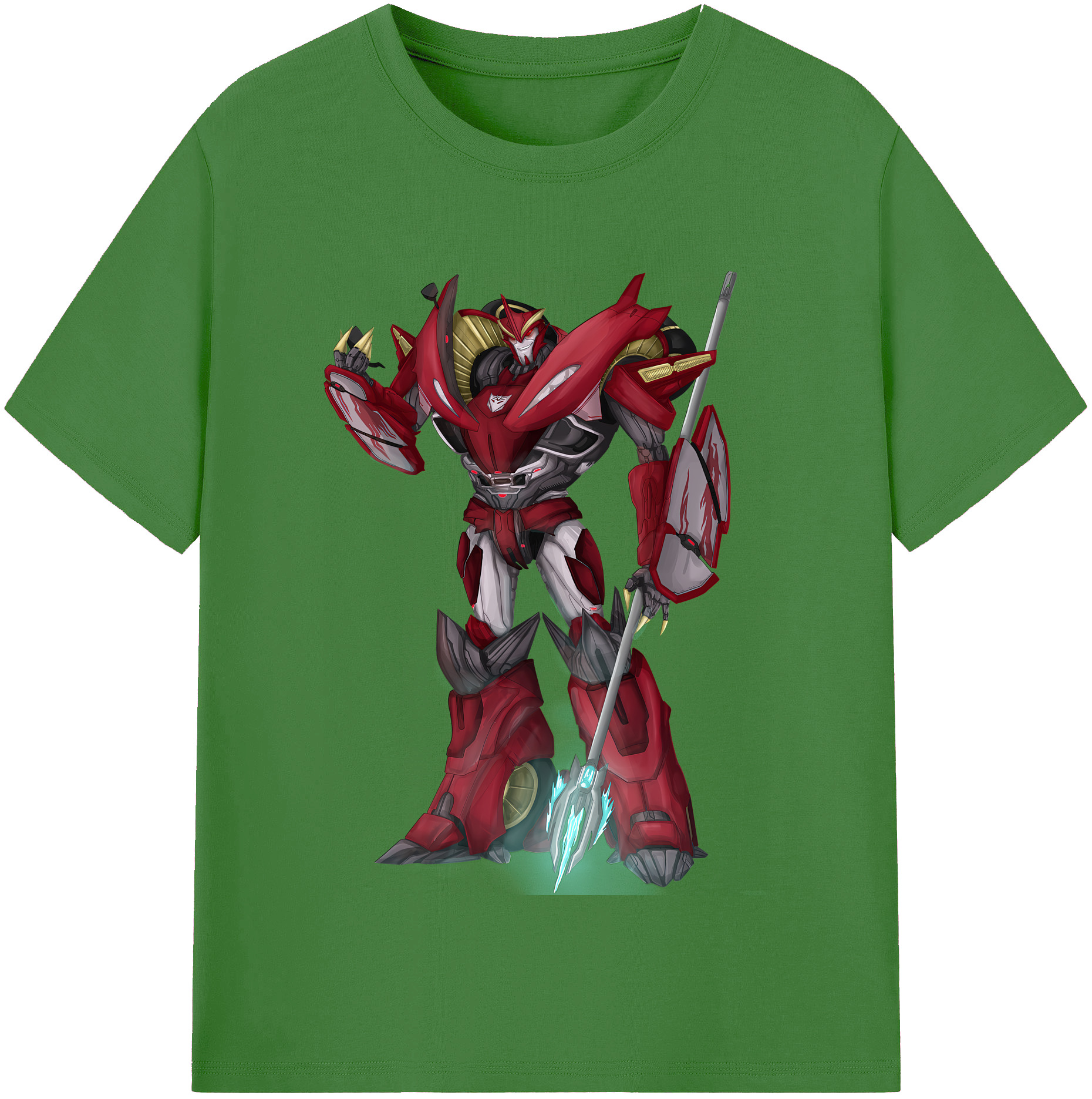 （画像用） Transformers トランスフォーマー レディースカジュアルプリントTシャツ（綿100％）